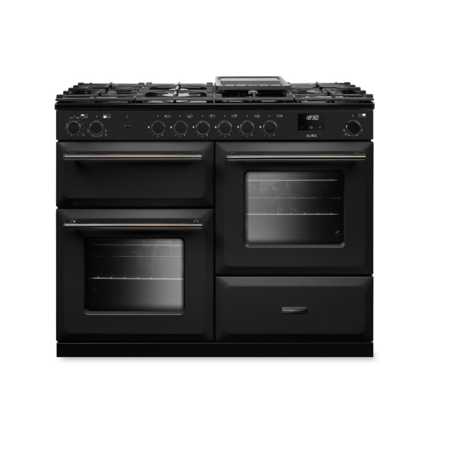 Rangemaster Aura 110cm Dual Fuel Black - Onyx