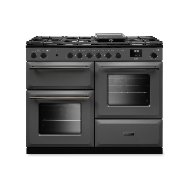 Rangemaster Aura 110cm Dual Fuel Slate - Onyx
