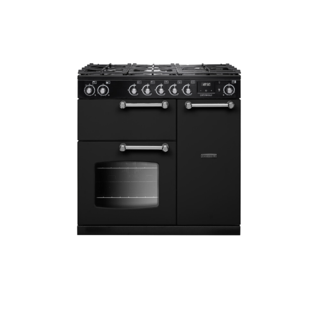 Rangemaster COT90DFPCBL/CM1 COTSWOLD 90cm Dual Fuel cooker