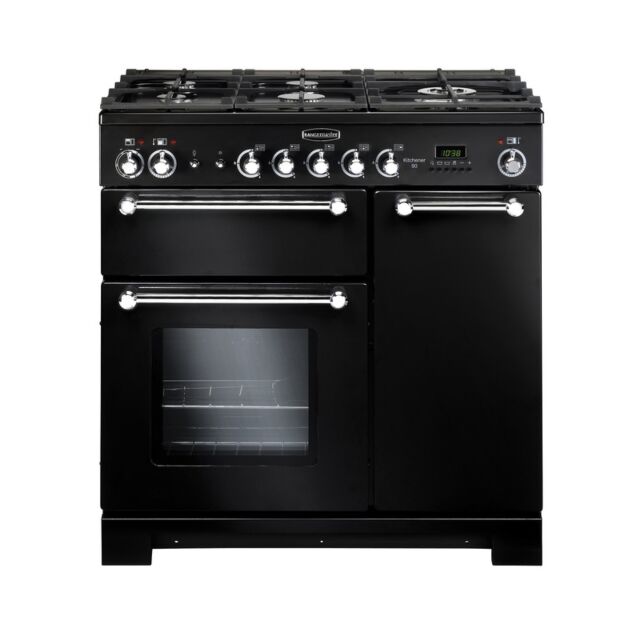Rangemaster KCH90DFFBL KITCHENER 90cm Dual Fuel