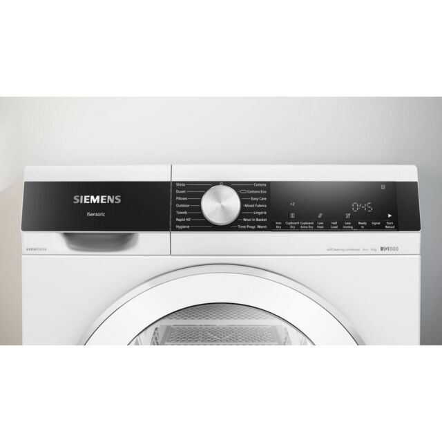 Siemens WQ45G2D2GB 9kg Heat Pump Tumble Dryer